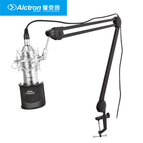 Alctron MA612 overloading arm stand Large Mic Cantilever Bracket 360 Degree Rotating Universal Desktop Microphone Stand ► Photo 1/1