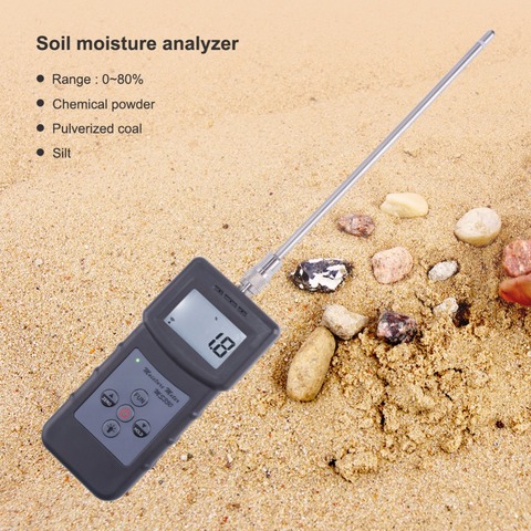 Measuring Range 0-80% MS350 Portable Digital Capacitive Chemical raw materials Moisture Meter ► Photo 1/6