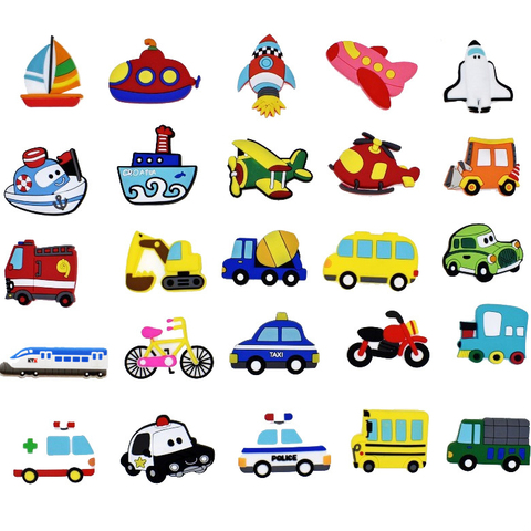 10Pcs/lot 3D Cartoon Cars Fridge Magnets for Kids Magnets for Refrigerators for Home Decor Kids Toys Boys Gifts ► Photo 1/6