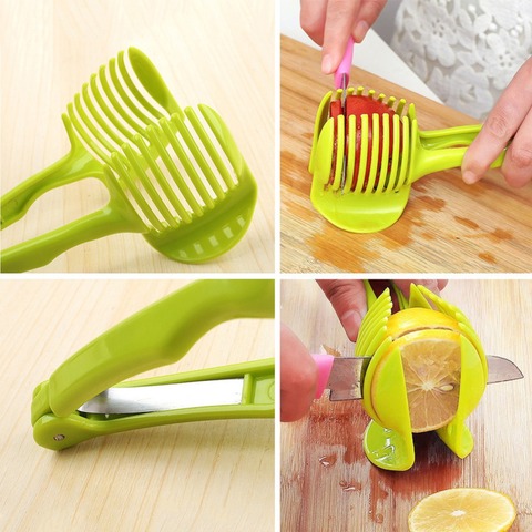 Tomato Slicer Tool, Lemon Cutter Tool, Lemon Slicer Holder, Tomato