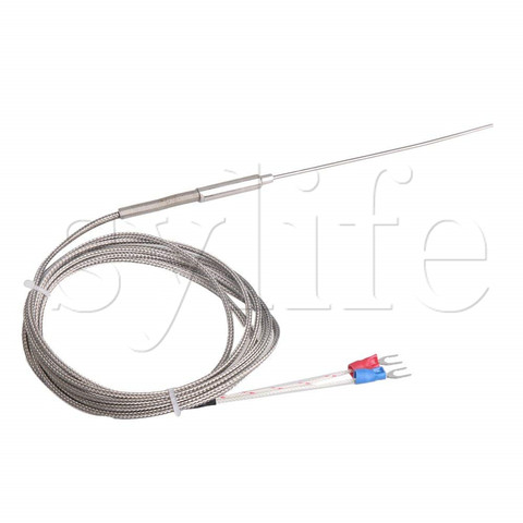 K Type Thermocouple Temperature Controller Stainless Steel Sensor 1.5mm Probe 2m ► Photo 1/3