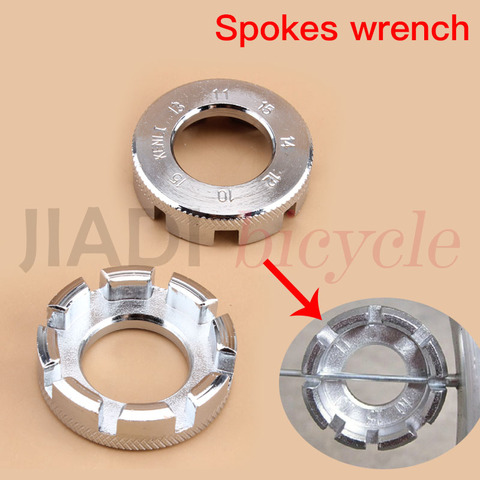 Bicycle Spokes Wrench Steel Bike Repair Tool Spoke Spanner MTB Wheel Rim Spanner Adjuster Spoke Nipple key Bicycle Accessories ► Photo 1/5