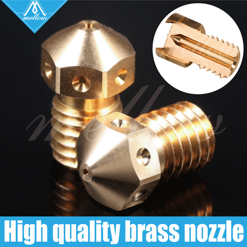 Mellow Top quality Brass V6 Nozzles For 3D printer Hotend Nozzle For M6 E3D Nozzles hotend BMG Extruder J-Head&MK8 Ender 3 ► Photo 1/6