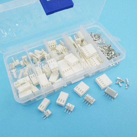 KF2510 Kits 40 sets Kit in box Right Angle 2p 3p 4p 5 pin 2.54mm Pitch Terminal / Housing / Pin Header Connectors Adaptor ► Photo 1/2