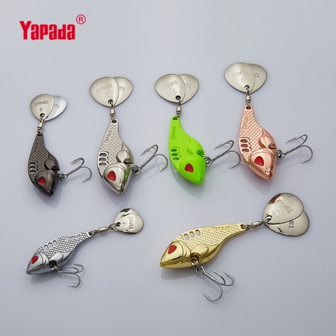 YAPADA VIB 301 Tycoon 10g/15g/20g/25g Treble Hook+Rotating Sequins 41mm/47mm/52mm/55mm Multicolor Metal VIB Fishing Lures ► Photo 1/6