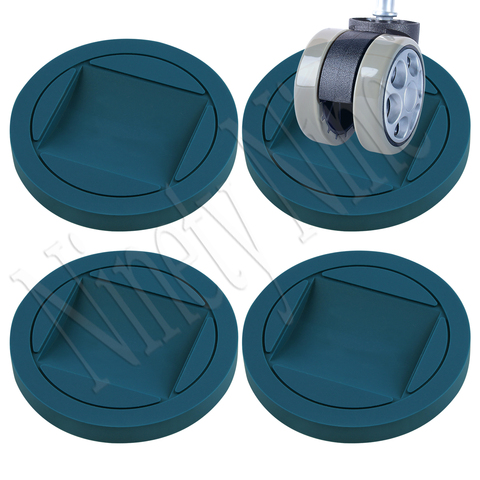 4PCS Rubber Furniture Cups  Premium Caster Cups Furniture Coasters Bed Stoppers Floor Protectors for All Floors Wheels ► Photo 1/6