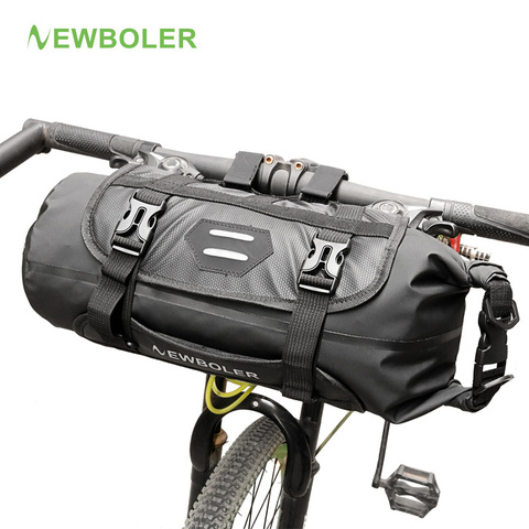 NEWBOLER Bike Front Tube Bag Waterproof Bicycle Handlebar Basket Pack Cycling Front Frame Pannier Bicycle Accessories ► Photo 1/6