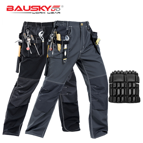 New High Quality Craftsman Men's Work Pants Workwear Multi Pockets Work Trousers Mechanic Workwear Free Shipping ► Photo 1/6