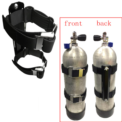 Aluminum Tech Scuba Diving Single Tank Adapter with 2 Tank Straps for Scuba Diving BCD Backplate Adapter System Set ► Photo 1/5