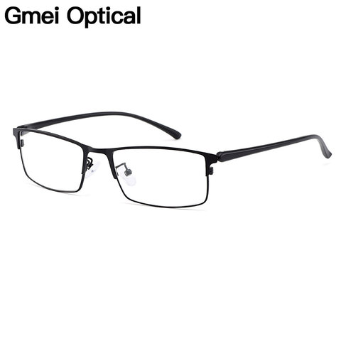 Gmei Optical Men Titanium Alloy Eyeglasses Frame for Men Eyewear Flexible Temple Legs IP Electroplating Alloy Material Y2529 ► Photo 1/6