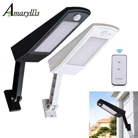 48 LED Motion Sensor Light Solar Lights 900LM Lamp For Outdoor Wall Garden Yard Waterproof Rotable Stick With Four Modes ► Photo 1/6
