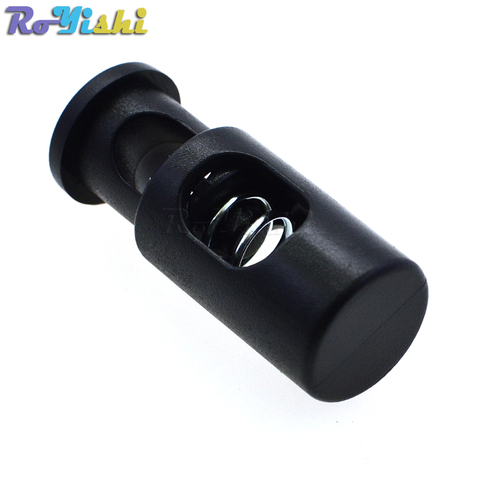 10pcs/pack Plastic Cord Lock Stopper Cylinder Barrel Toggle Clip For Garment Accessories ► Photo 1/6