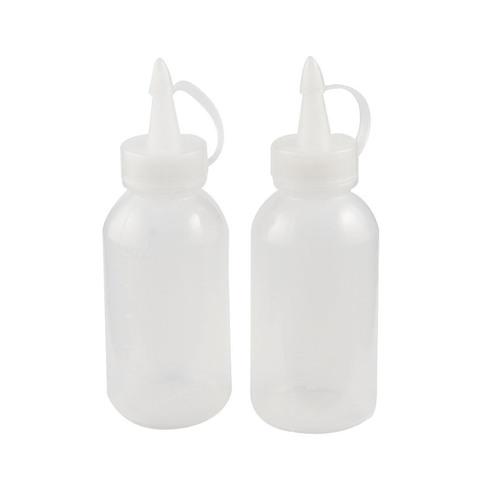 2pcs 100ML Squeeze Bottle Plastic Condiment Dispenser Sauce Vinegar Oil Contain Bottle Ketchup Holder Kitchen Accessories ► Photo 1/2