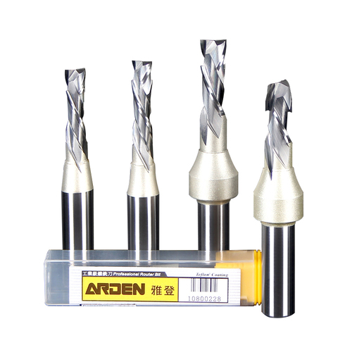 Woodworking Tool Tungsten steel Two Flutes Complex End Mill CUTTER Arden Router Bits ► Photo 1/3