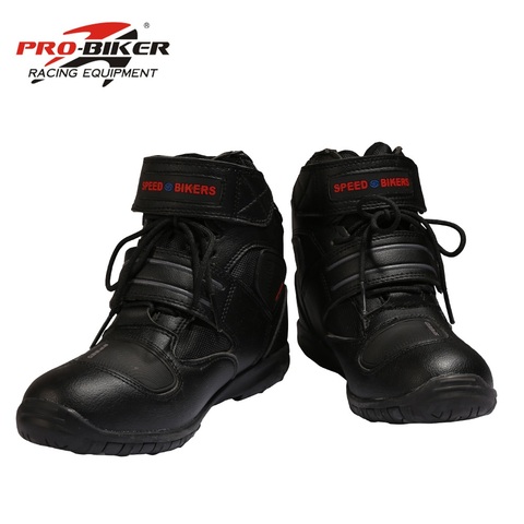 A005 Soft Motorcycle Boots PRO boot biker waterproof SPEED Motorboats Men motocross boots Non-slip motorcycle shoes ► Photo 1/1