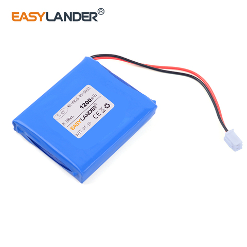 WS-6933 high capacity 7.4V 1200mAh Rechargeable battery For satlink  WS-6923 WS6923 WS6933 satellite finder DVD GPS DVR ► Photo 1/3