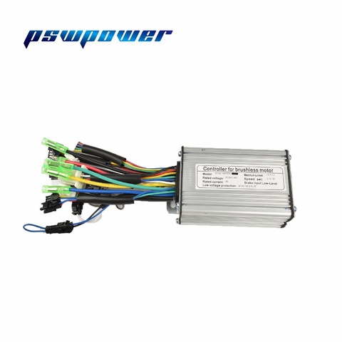 36V/48V 350W Brushless DC Sine Wave Controller ebike Electric Bicycle Hub Motor Controller with right output ► Photo 1/6