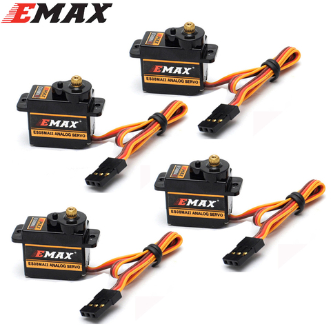 4pcs/lot EMAX ES08MA II Mini Metal Gear Analog Servo 12g/ 2.0kg/ 0.12 Sec Mg90S ► Photo 1/6