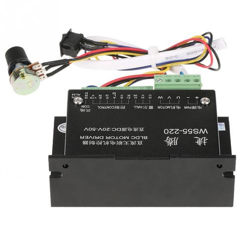 WS55-220 DC Motor Driver Controller 48V 500W CNC Brushless Spindle BLDC Motor Driver Controller 20000RPM High quality ► Photo 1/1