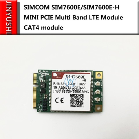 SIMCOM SIM7600A-H/SIM7600SA-H/SIM7600E-H/SIM7600G-H/SIM7600JC-H/SIM7600NA-H Mini Pcie CAT4 module compeititive with mikrotik ► Photo 1/6
