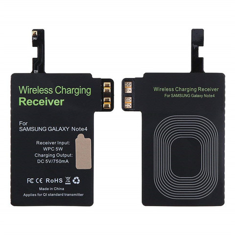Qi Wireless Charger Receiver Module for Samsung Galaxy Note 4 Note4 Apply for Qi Wireless Charging Pad 5V 750mA Black ► Photo 1/6
