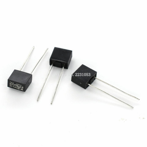10PCS/LOT Square Fuse T4A 250V Slow Blow Square Plastic fuse 4A LCD TV Power Board Commonly Used 392 ► Photo 1/3