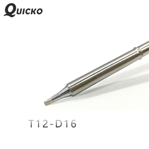 QUICKO T12-D16 Shape D series Solering iron tips welding tools for T12 Handle T12 Soldering station FX9501/951/952 Handle ► Photo 1/3