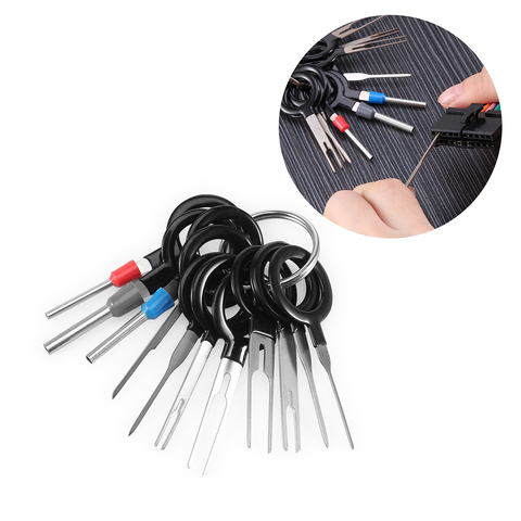 WEYHAA 11*Terminal Removal Tool Car Electrical Wiring Crimp Connector Pin Extractor Kit ► Photo 1/6