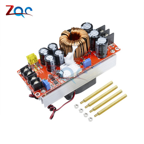 1500W 30A DC-DC Step Up Boost Converter 10-60V to 12-90V Current Power Supply Module With Fan ► Photo 1/6