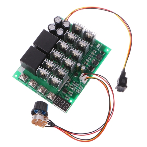 DC Motor Speed Controller 12V 24V 36V 48V 10-55V 60A Forward / Reverse Switch Dls HOmeful ► Photo 1/1