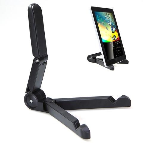 Universal Desk Tablet Holder plastic Mobile Phone Holder Stand Adjustable Tablet Folding Bracket for IPad / Samsung Tablet ► Photo 1/5