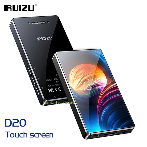 New RUIZU D20 Full Touch Screen MP3 Player 8GB Music Player Support FM Radio  Recording Video Player E-book With Built-in Speaker - Price history &  Review | AliExpress Seller - HanQi Tech