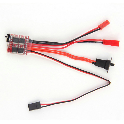 RC ESC 20A Brush Motor Speed Controller w/ Brake for RC Car Boat Tank New Sale ► Photo 1/5