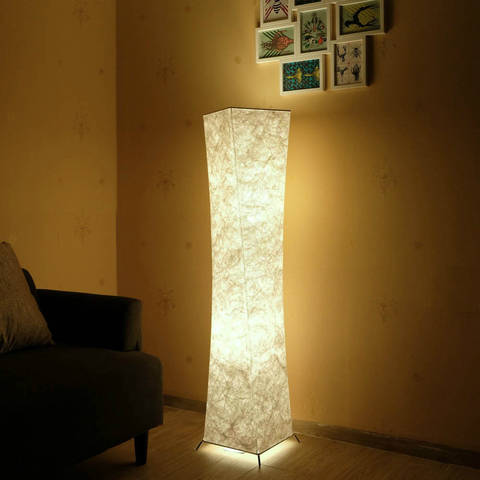 LED Floor Lamp Softlighting Nordic Minimalist Design Fabric Shade torso standing lamps for Living Room Bedroom Warm Atmosphere ► Photo 1/6