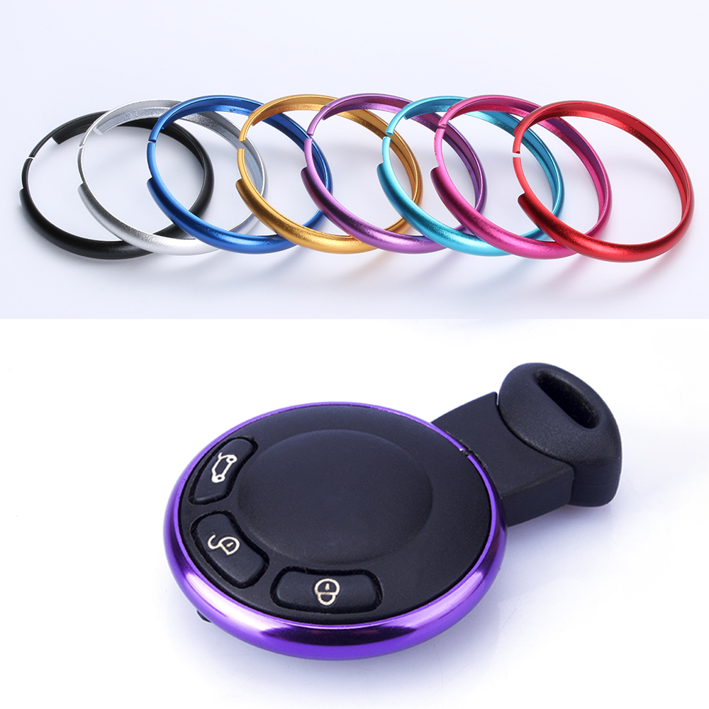 Key Chain Aluminum Protective Key Fob Ring Cover For MINI Cooper R55 R56 R58 R60 