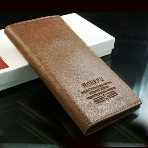 Men Wallet 2022 new fashion Wallet genuine  Leather long  Wallet Pockets ID Card Clutch Cente Bifold Purse , dropshipping WBL19 ► Photo 1/1