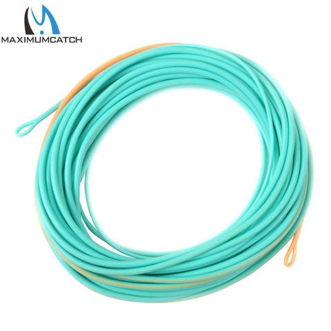 Maximumcatch  17FT-29FT 200GR-625GR Shooting Head Fly Line With 2 Welded Loops Double Color Floating Fly Line ► Photo 1/6