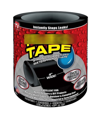 1.52m Super Strong Fiber Waterproof Tape Stop Leak Seal Repair Tape Performance Self Tape Fiberfix Adhesive Tape PE tube PVC etc ► Photo 1/6