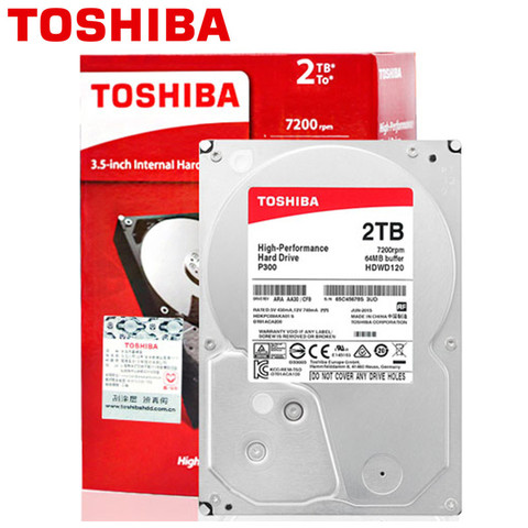 TOSHIBA 2TB Internal HDD 2000GB Desktop PC Computer NVR CCTV Hard Drive Disk 3.5