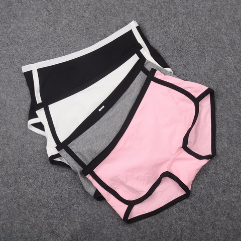 Cotton Underwear Women Casual Boy Short Panties Brand Quality BoyShorts Briefs Cute Panties Sexy Lingeries bielizna damska ► Photo 1/6