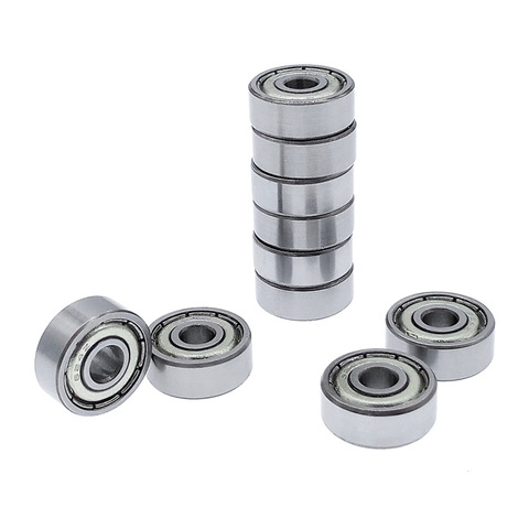 10pcs ball bearing 624 624Z 624ZZ carbon steel bearing 4*13*5 mm deep groove steel sealed ball bearings mini bearing ► Photo 1/6