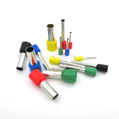 100PCS/LOT E2508 Tube insulating Insulated terminals 2.5MM2 Cable Wire Connector Insulating Crimp Terminal Connector VE2508 ► Photo 1/1