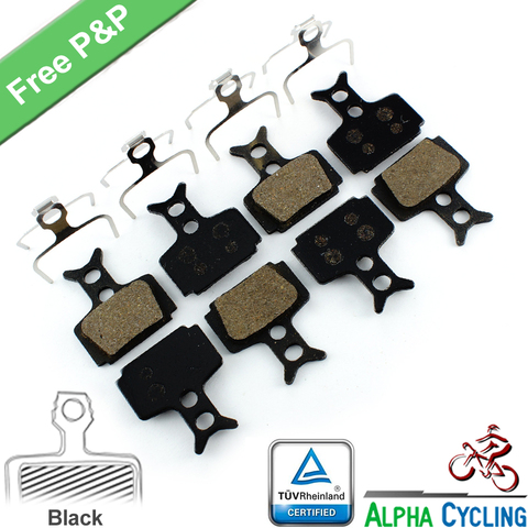 Bicycle Brake Pads For Formula R1R, R1, RO, RX, T1, Mega Disc Brake, 4 Pairs, Black Class RESIN ► Photo 1/4
