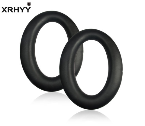 XRHYY Black Replacement Ear Pads Cushion Earpads Parts For Sennheiser PC350 PXC350 PXC450 HD380 PRO HMEC250 HME95 headphones ► Photo 1/4