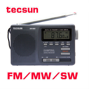 TECSUN DR-920C  DIGITAL DISPLAY DIGITAL FM AM MW SW MultiBAND RADIO DR920 , portable full band Digital display clock radios ► Photo 1/1