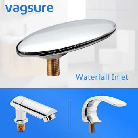 Vagsure Waterfall Inlet Cold and Hot Water Tap Brass Switch Control Valve For Bathtub Faucet Set Shower Cabin Mixer Faucet Bath ► Photo 1/6