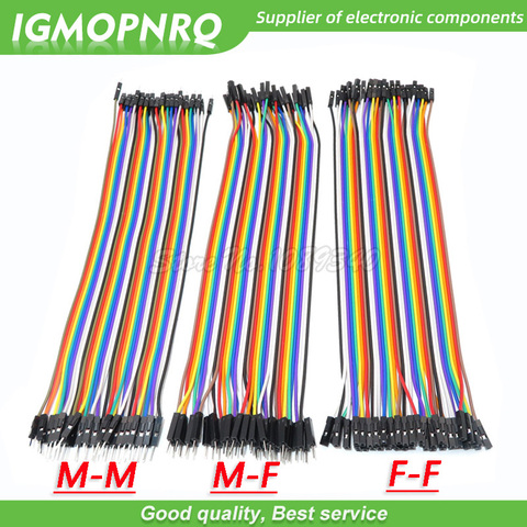 40 / 120pcs 40PIN 20CM Dupont Line Male to Male + Female  and Female to Female Jumper Dupont Wire Cable For Arduino DIY KIT ► Photo 1/6