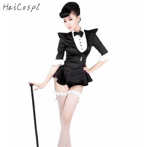 Magician Costume for Girl Tuxedo Cosplay Adult Female Jazz Dance Group  Performance School Show Costume for Women Wholesale - Price history &  Review | AliExpress Seller - Hai Cospl Store | Alitools.io