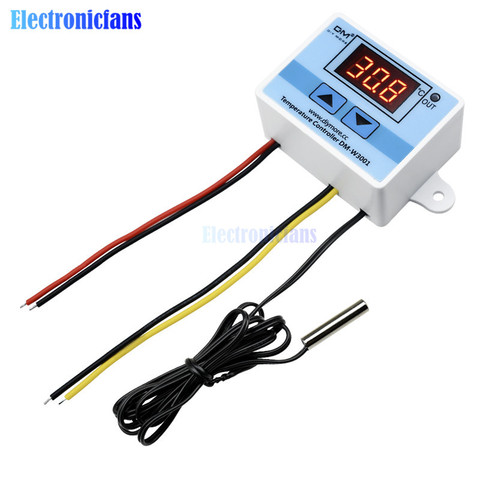 XH-W3001 Temperature Controller Digital LED Temperature Controller Thermometer Thermo Controller Switch Probe 220V W3001 ► Photo 1/1