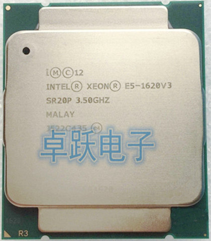 Original Intel Xeon E5 1620 v3 3.50GHz 4-Core 10MB E5-1620 v3 DDR4 2133MHz FCLGA2011-3 TPD 140W free shpping E5 1620V3 ► Photo 1/1